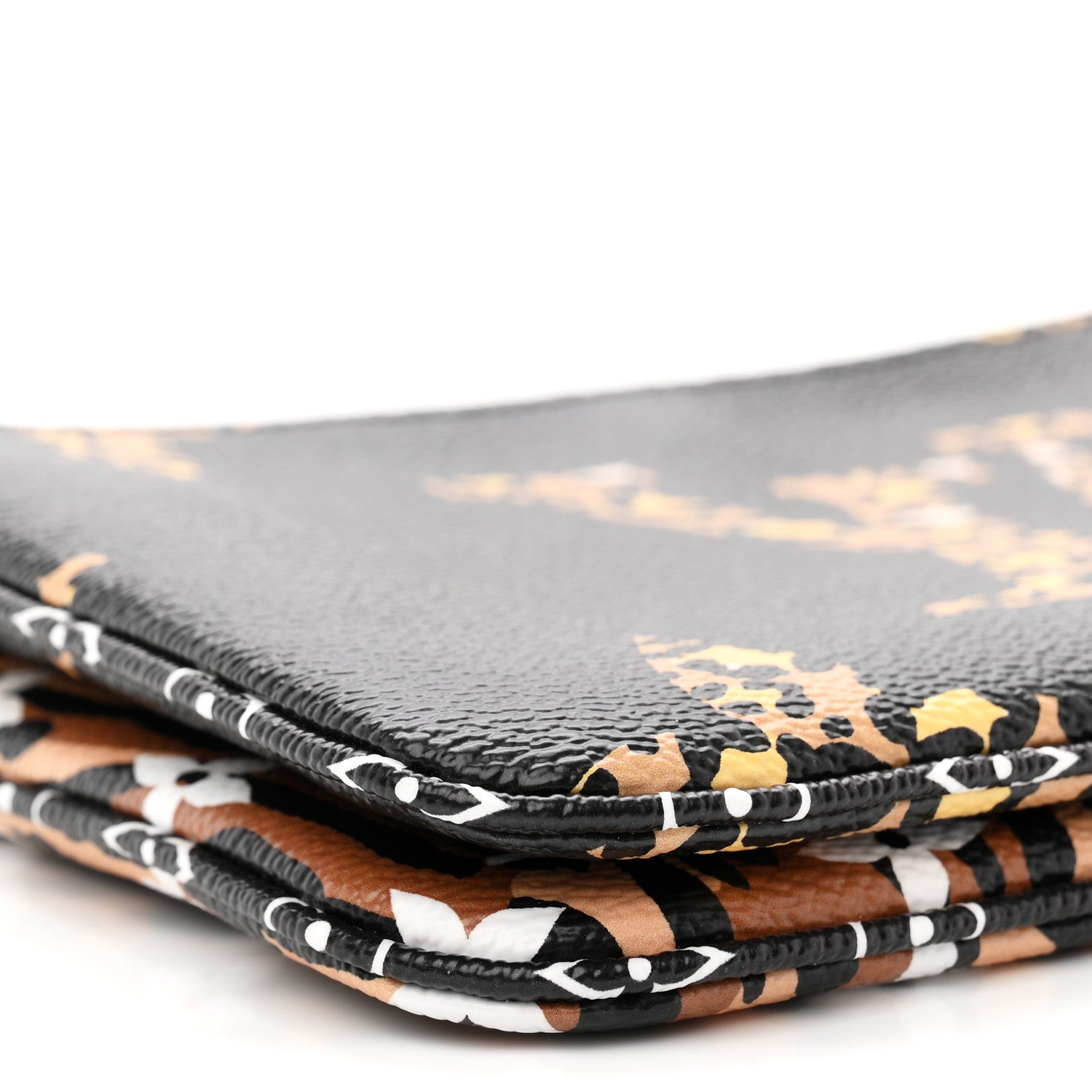 Louis Vuitton Monogram Giant Jungle Pochette Double Zip Black 8 of 9
