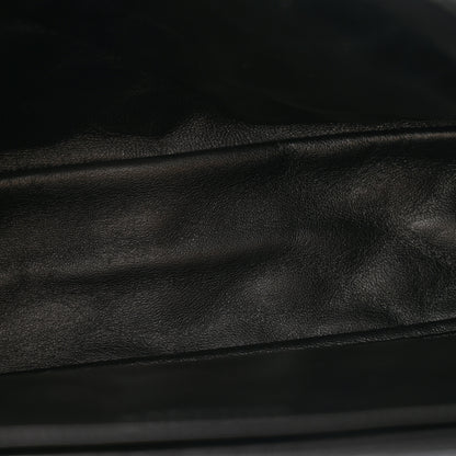 Chanel Washed Caviar Quilted Maxi Single Flap Black 5 of 10