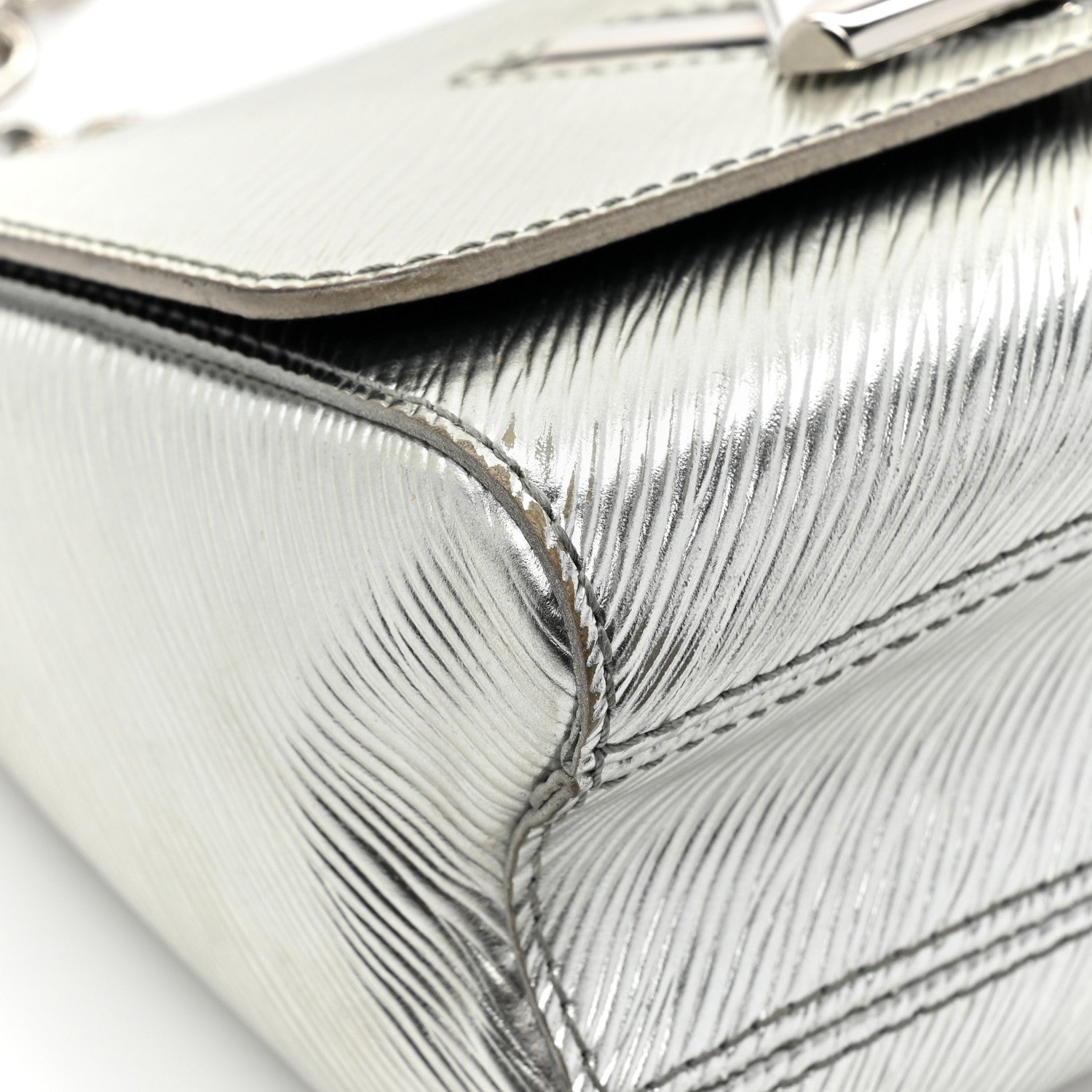 Louis Vuitton Epi Twist Shoulder Bag PM Argent 10 of 14