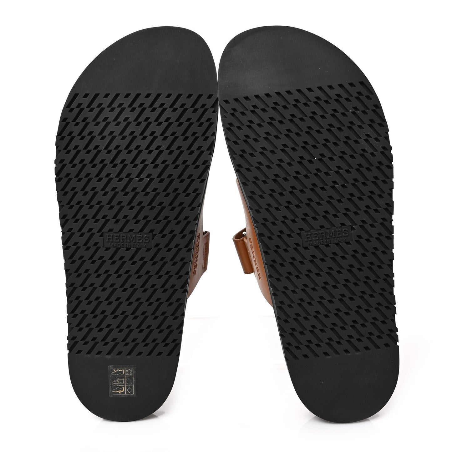 Calfskin Mens Chypre Sandals 44 Gold