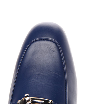 Hermes Calfskin Oz Mules 37 Bleu Maritime 8 of 10