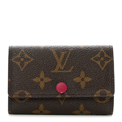Louis Vuitton Monogram 6 Key Multicles Holder Fuchsia 1 of 9