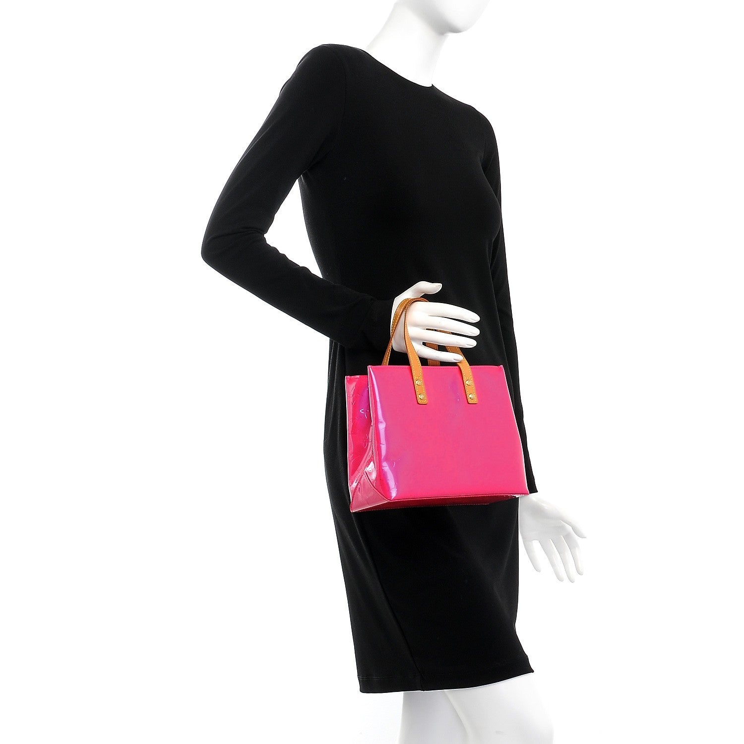 Louis Vuitton Vernis Reade PM Fuchsia 2 of 9