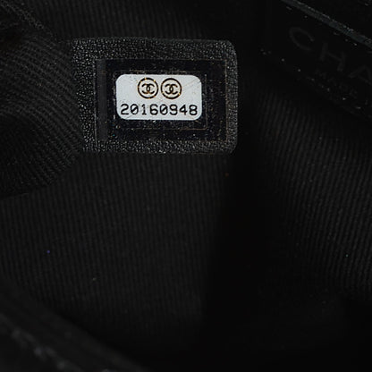 Chanel Glazed Calfskin Small CC Delivery Tote Black 9 of 9