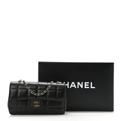 Chanel Lambskin Quilted Mini Chocolate Bar Flap Black 10 of 10