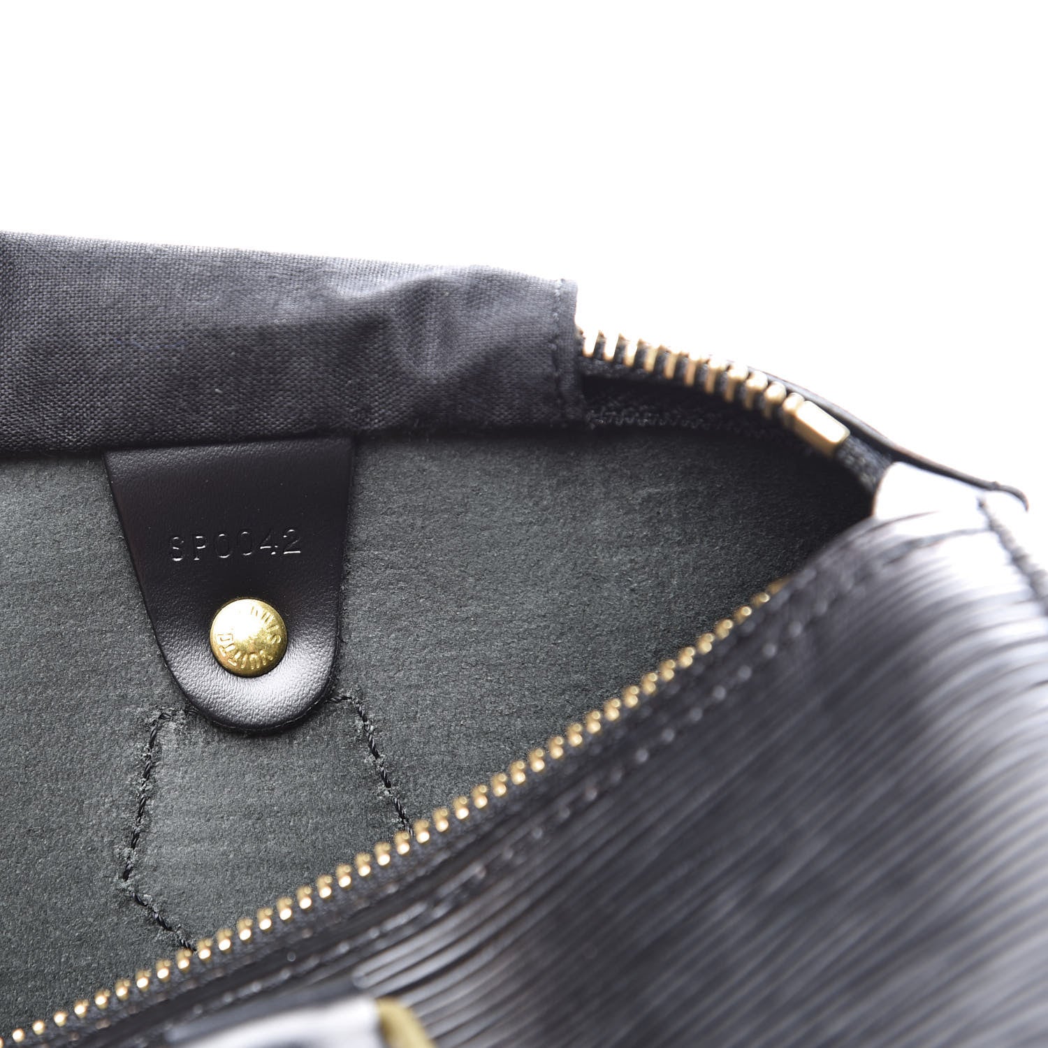 Louis Vuitton Epi Speedy 25 Black 7 of 11
