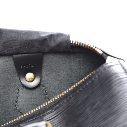 Louis Vuitton Epi Speedy 25 Black 7 of 11