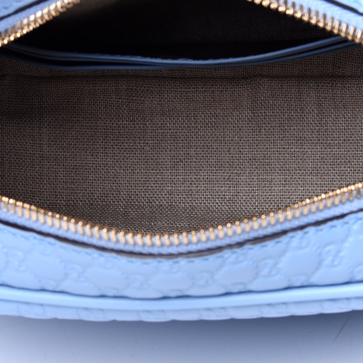 Microguccissima Mini Bree Messenger Bag Mineral Blue