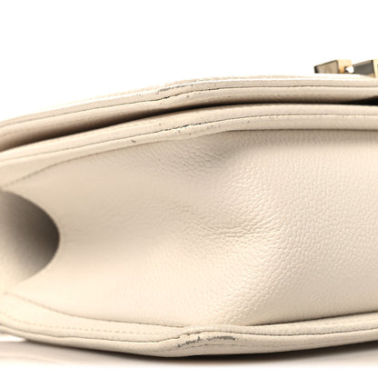 Chanel Caviar Quilted Small Boy Flap White 9 of 12