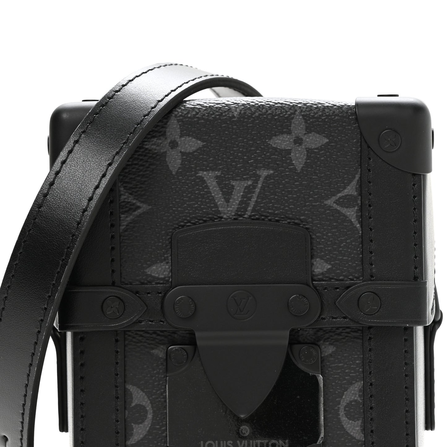 Monogram Eclipse Vertical Trunk Wearable Wallet Black