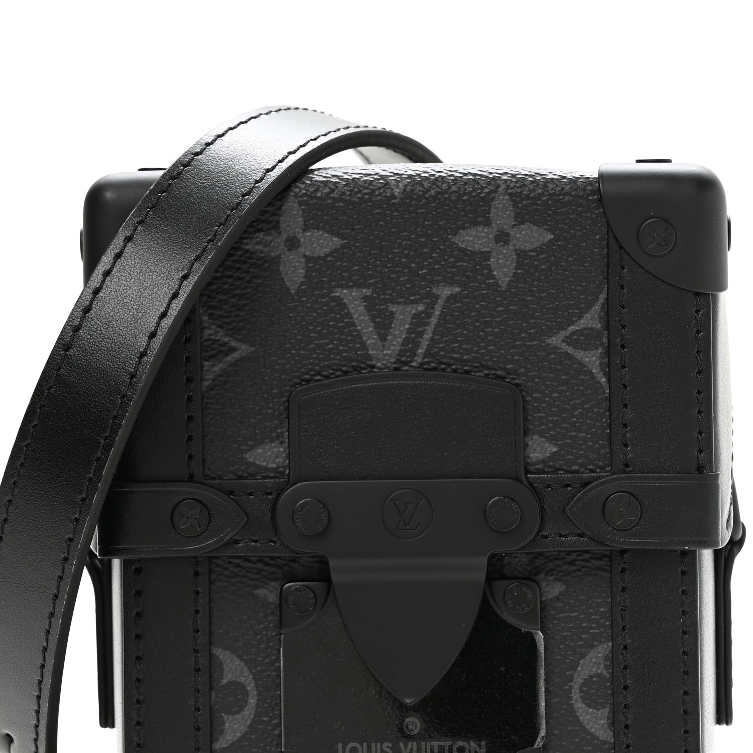 Louis Vuitton Monogram Eclipse Vertical Trunk Wearable Wallet Black 7 of 9