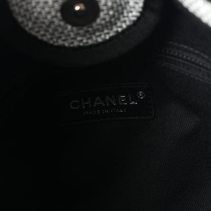 Chanel Canvas Deauville Large Tote Grey 6 of 11