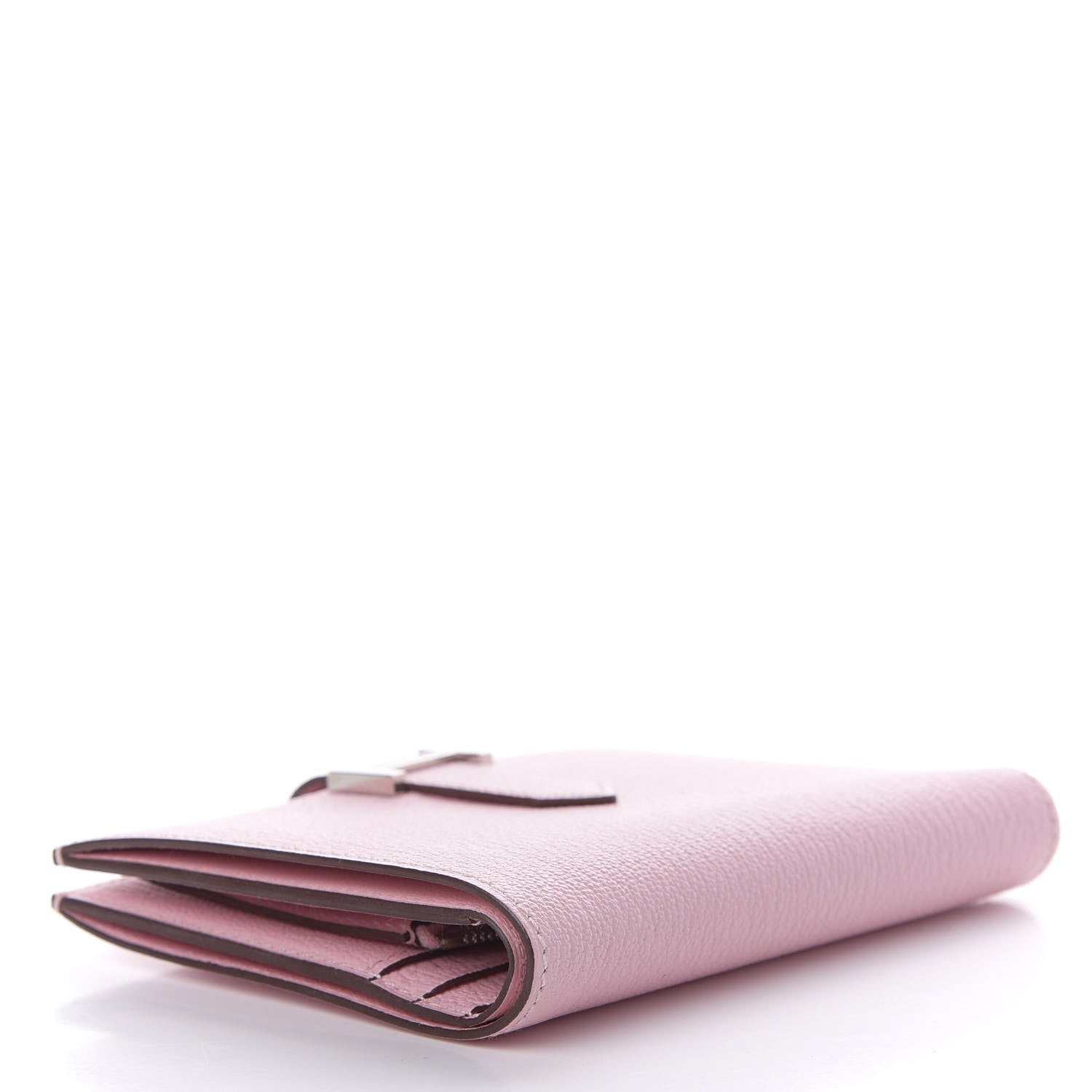 Hermes Chevre Mysore Bearn Compact Wallet Rose Sakura 4 of 7