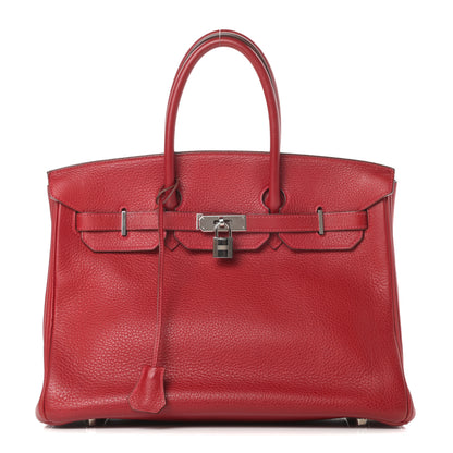 Hermes Togo Birkin 35 Rouge Vif 2 of 11