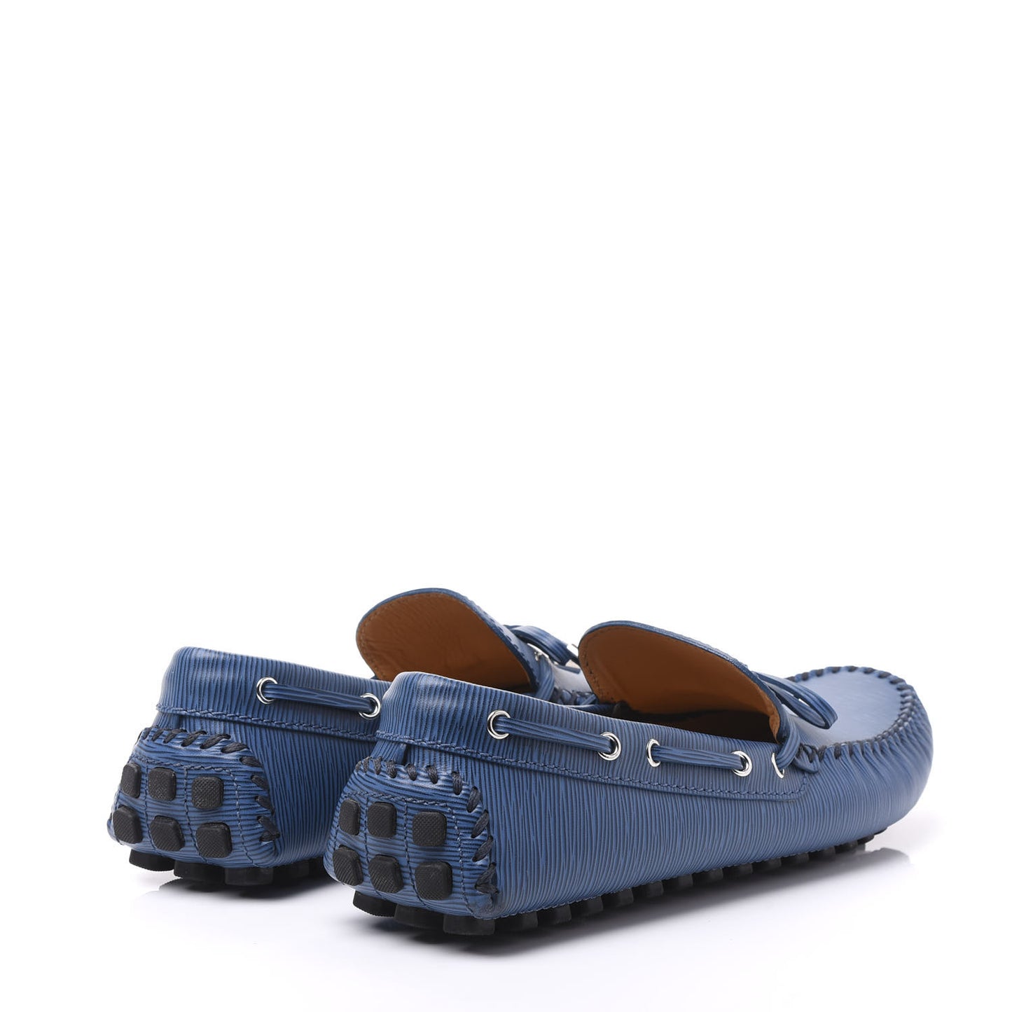 Epi Mens Moccasin Loafers 10 Blue