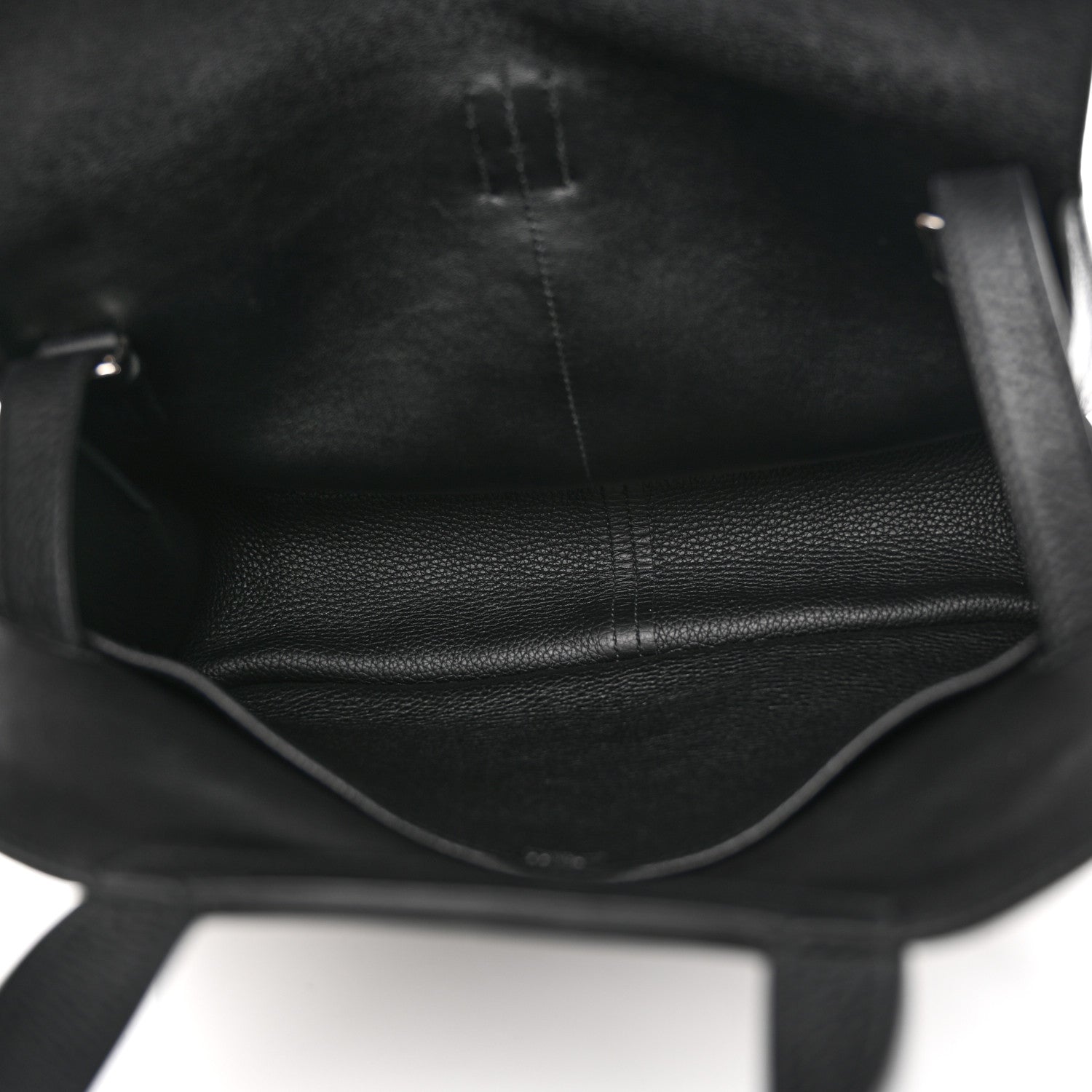 Hermes Taurillon Clemence Halzan 31 GM Black 5 of 11