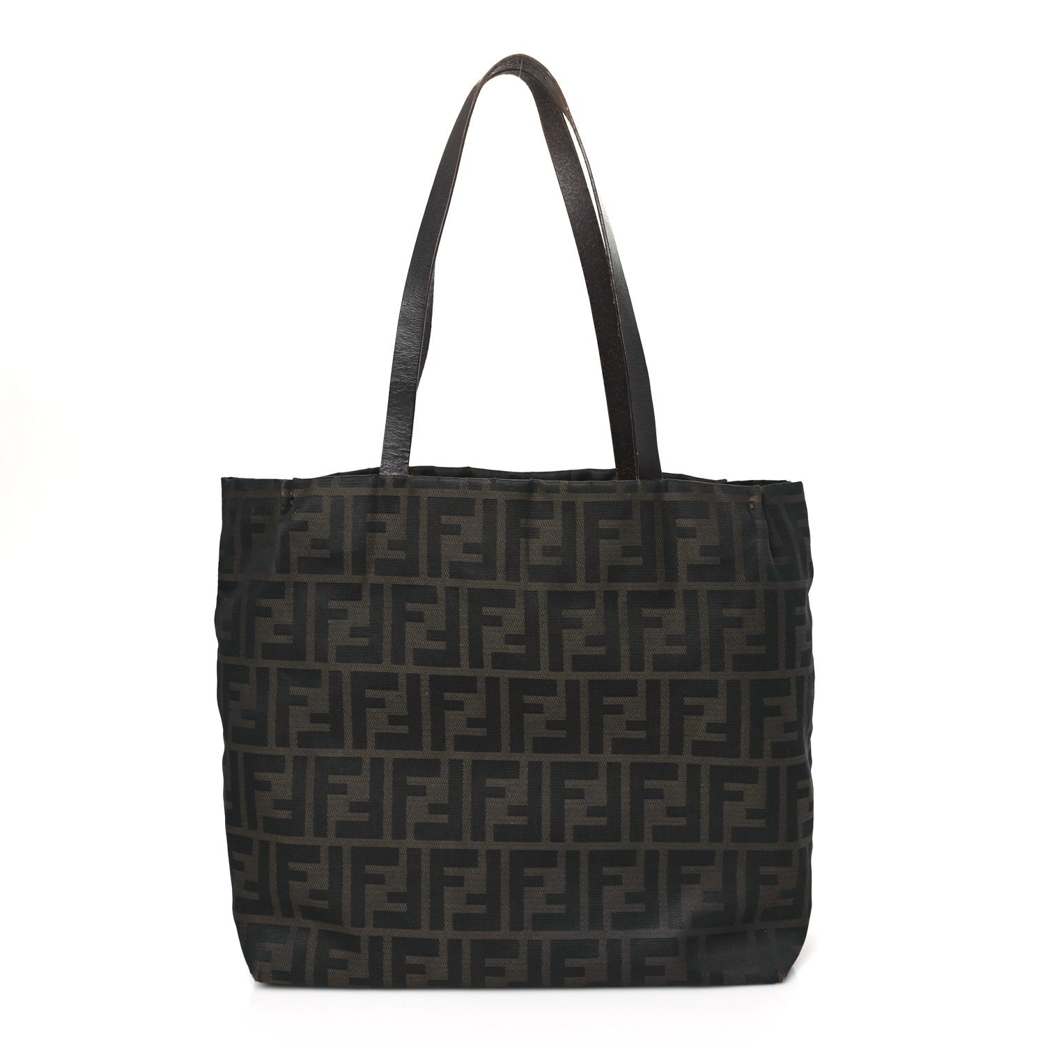 Fendi Zucca Small Tote Tobacco Tobacco 1 of 12