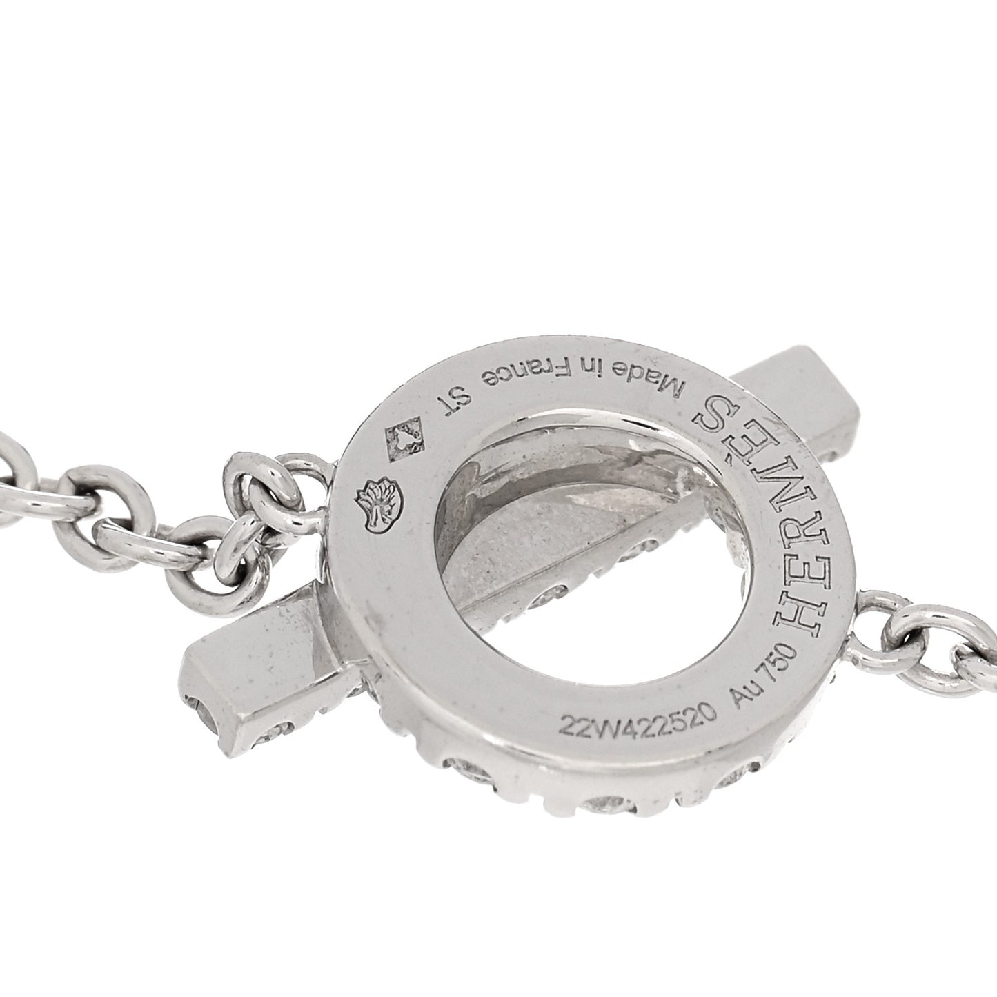 18K White Gold Diamond Finesse Bracelet ST