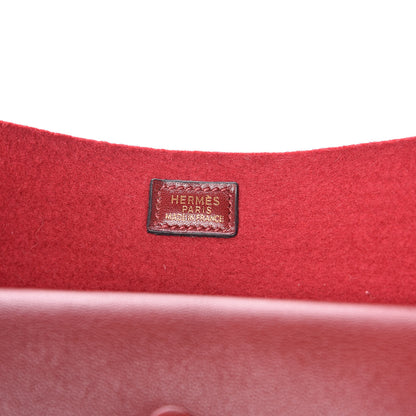 Hermes Felt Barenia Feu2Dou Rouge Vif Rouge H 6 of 12