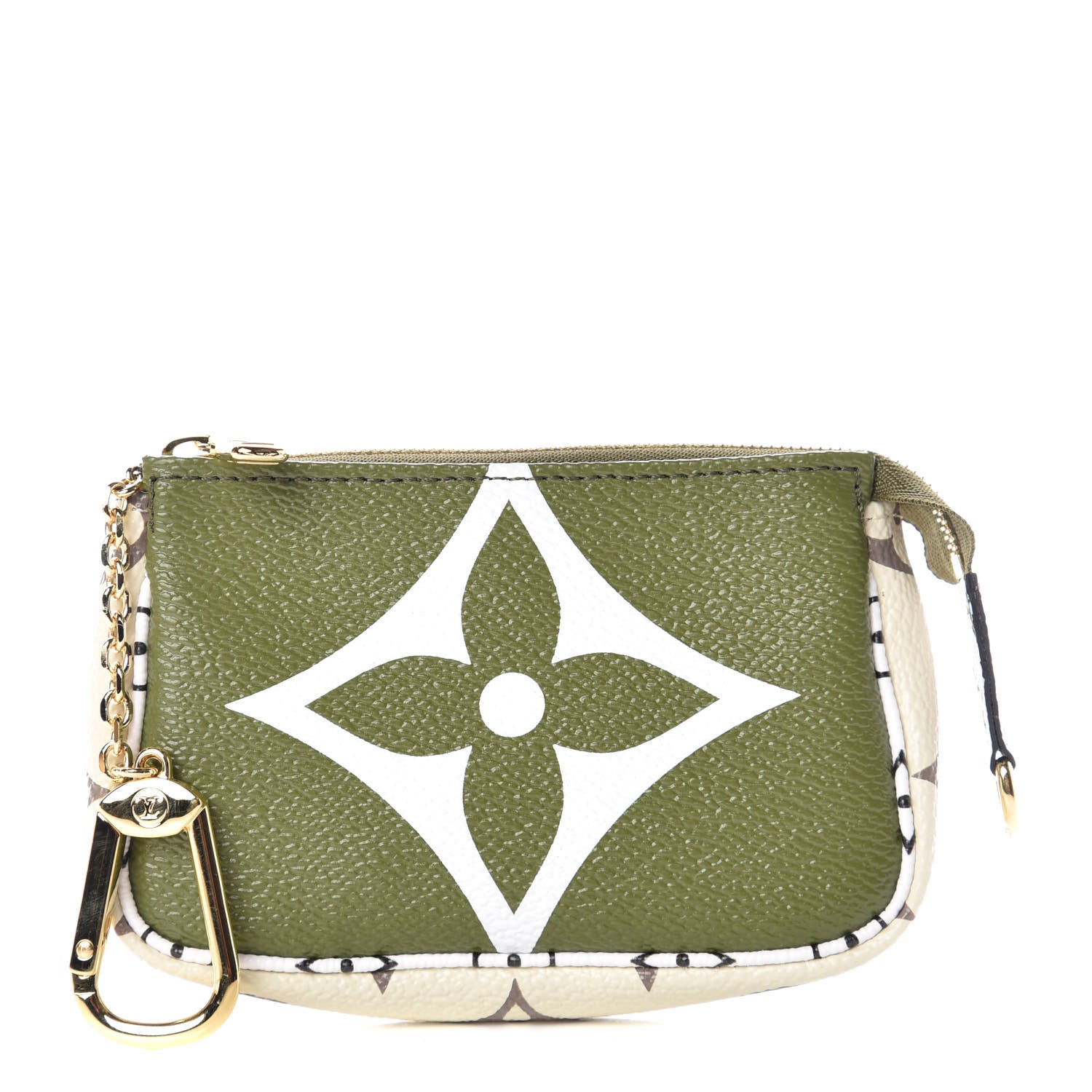 Louis Vuitton Monogram Giant Micro Pochette Accessories Kaki White 1 of 8