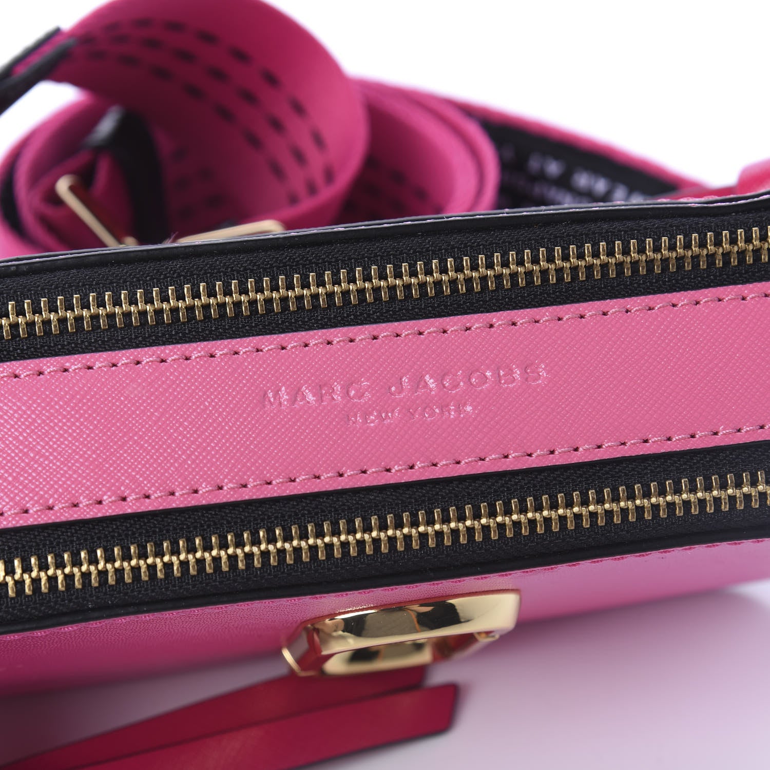 Marc Jacobs Saffiano Small Snapshot Camera Bag Pink 10 of 11