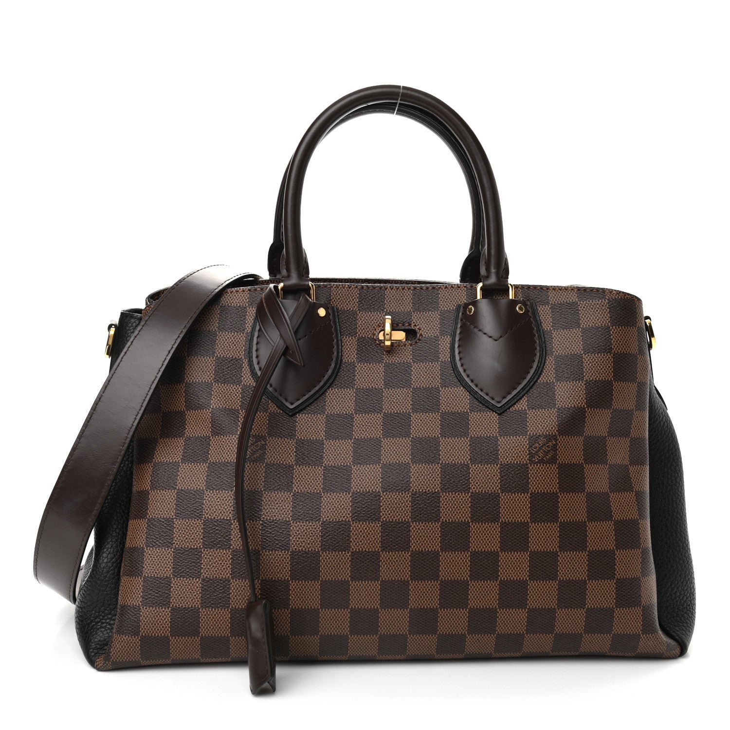 Louis Vuitton Cuir Taurillon Damier Ebene Normandy Black 1 of 9
