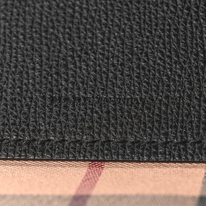 Burberry Grainy Calfskin Haymarket Check Medium Reversible Tote Black 16 of 17