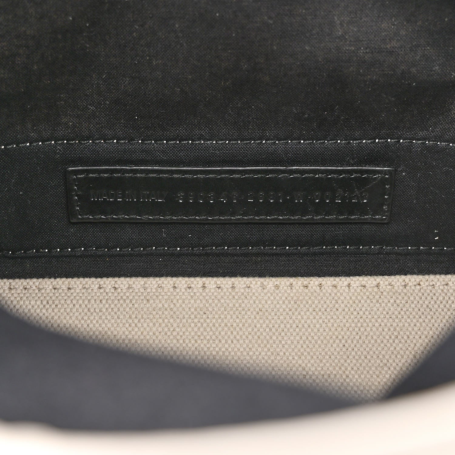 Balenciaga Cotton Canvas Calfskin Navy Cabas XS Natural 8 of 14