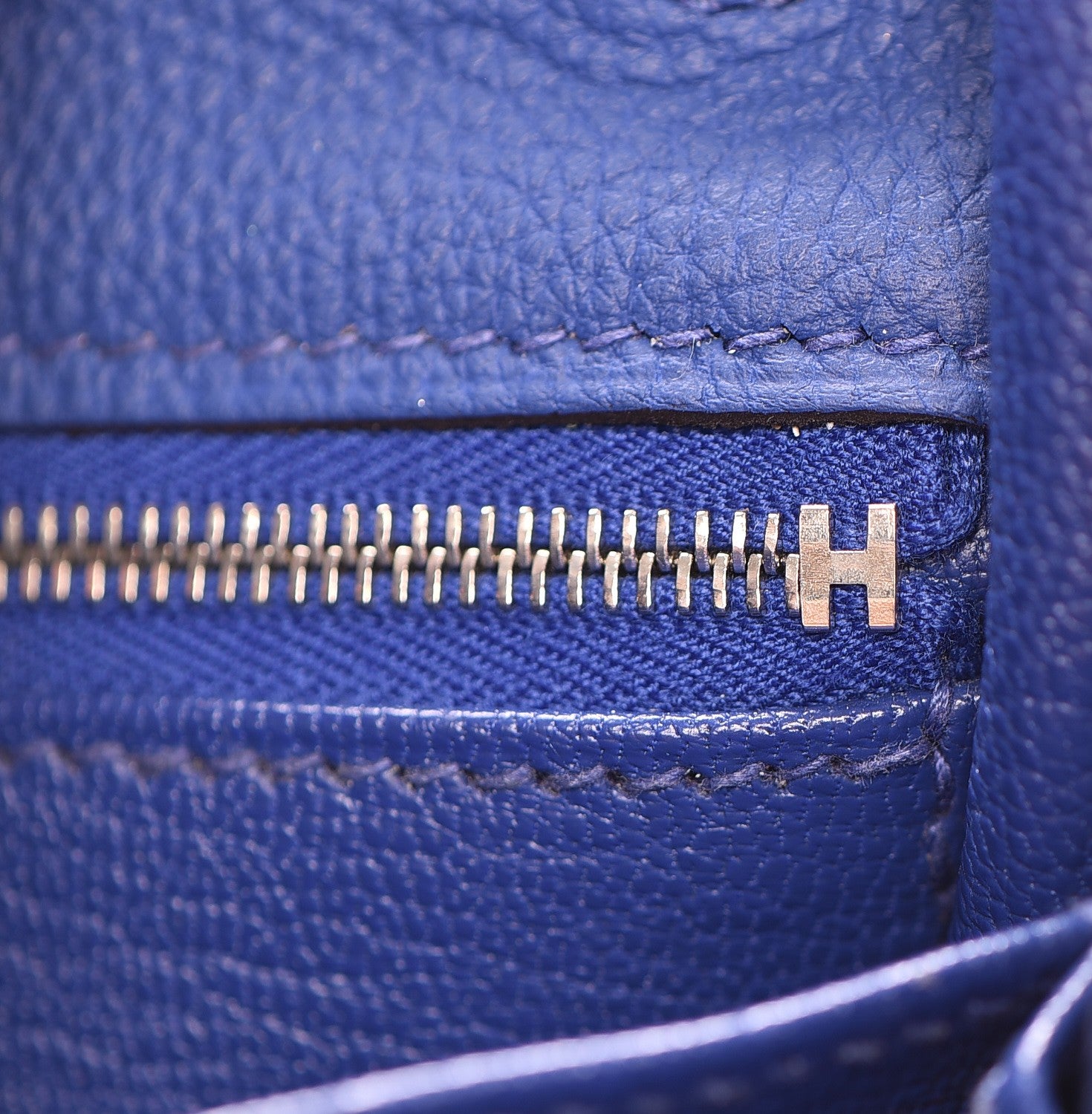 Hermes Togo Kelly Retourne 28 Bleu Electrique 22 of 32
