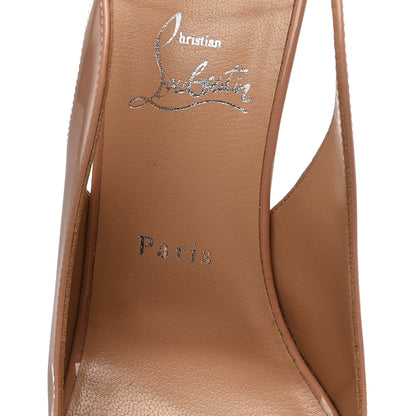 Christian Louboutin Patent Hot Chick Slingback 70 Pumps 41 Nude 8 of 11
