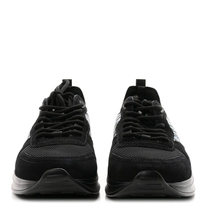 Christian Dior Suede Technical Mesh Oblique Mens B25 Runner Sneakers 42 Black 3 of 9