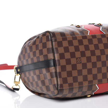 Louis Vuitton Damier Ebene Karakoram Speedy Bandouliere 30 8 of 10