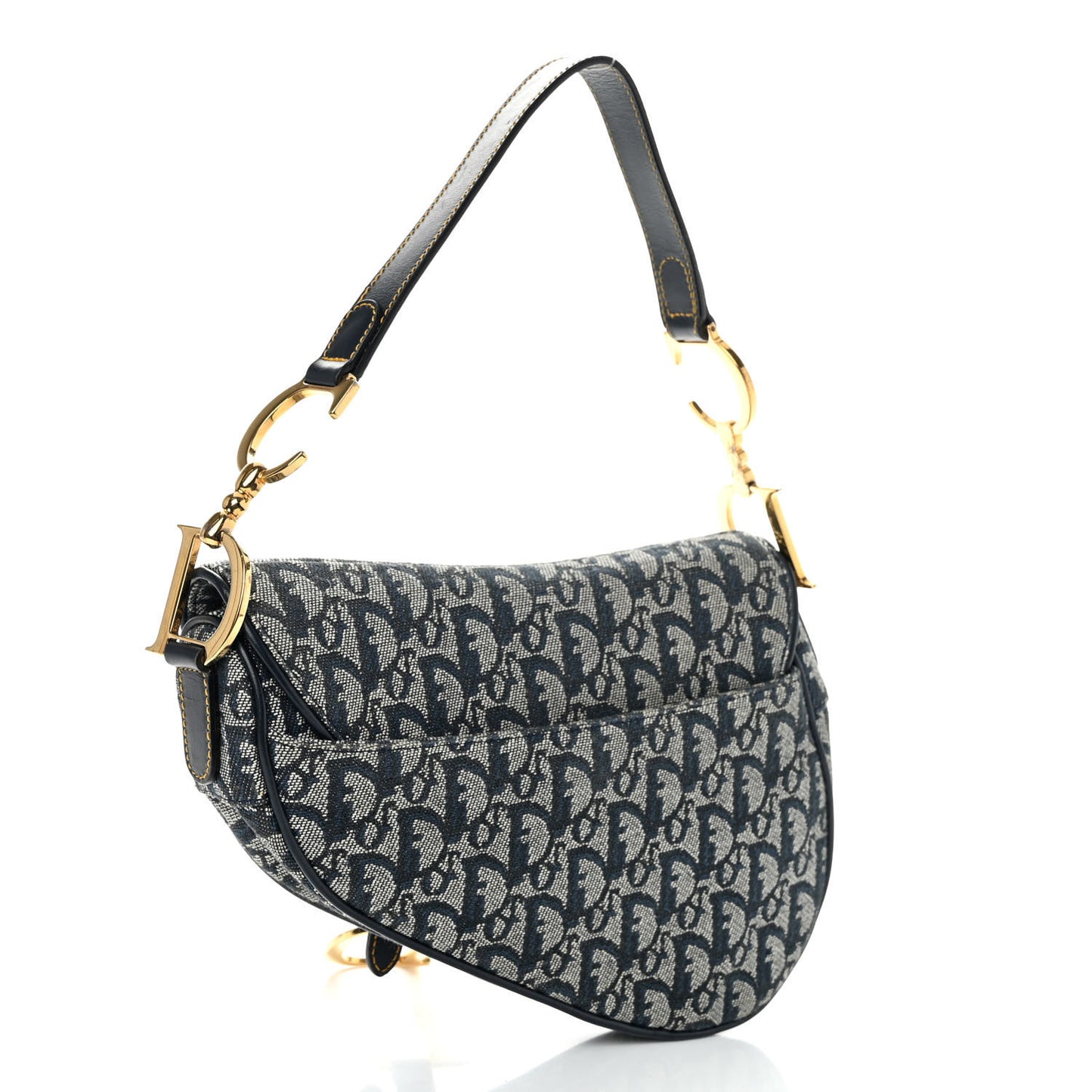 Monogram Saddle Bag Blue