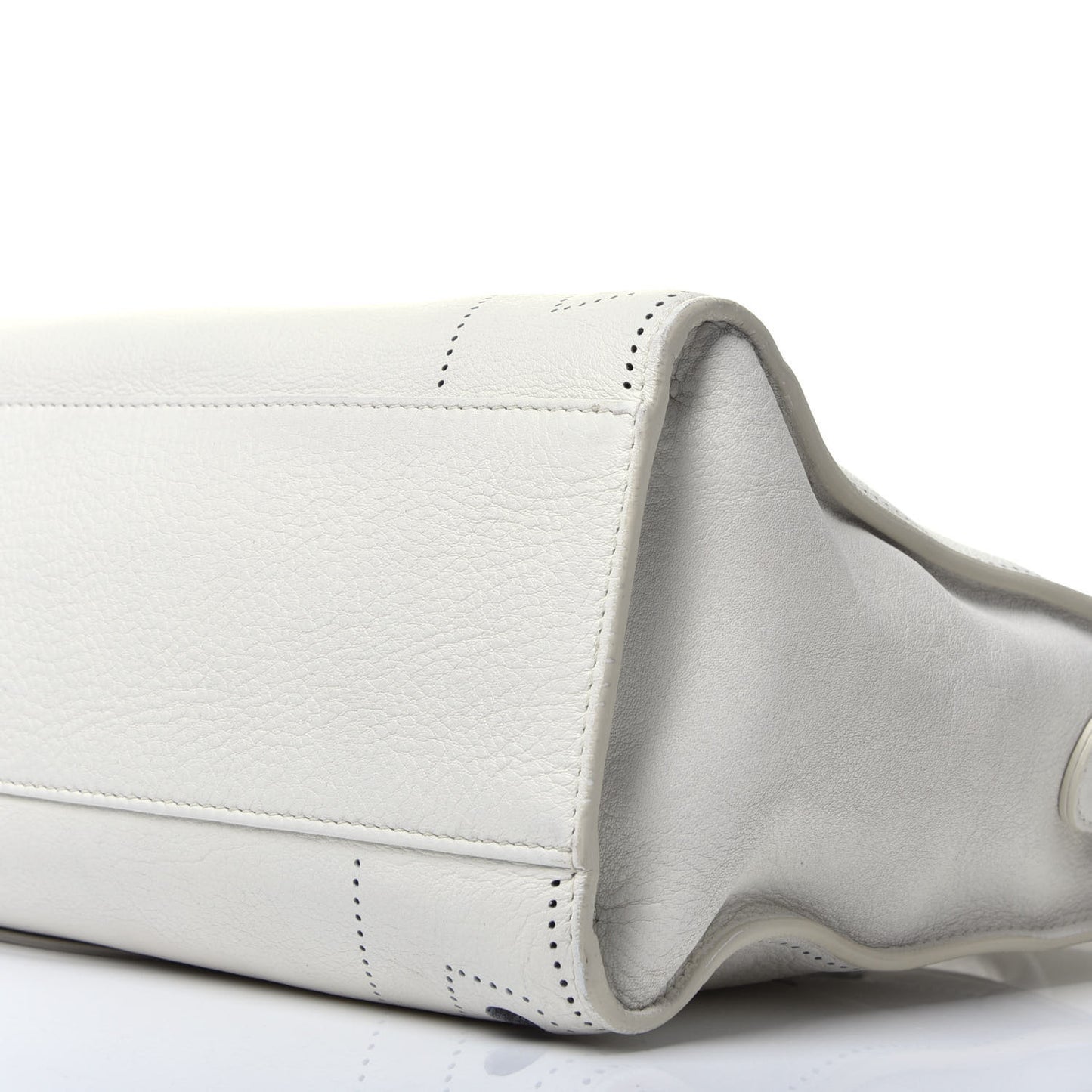 Veau Soyeux Perforated Blackout Hardware S City White
