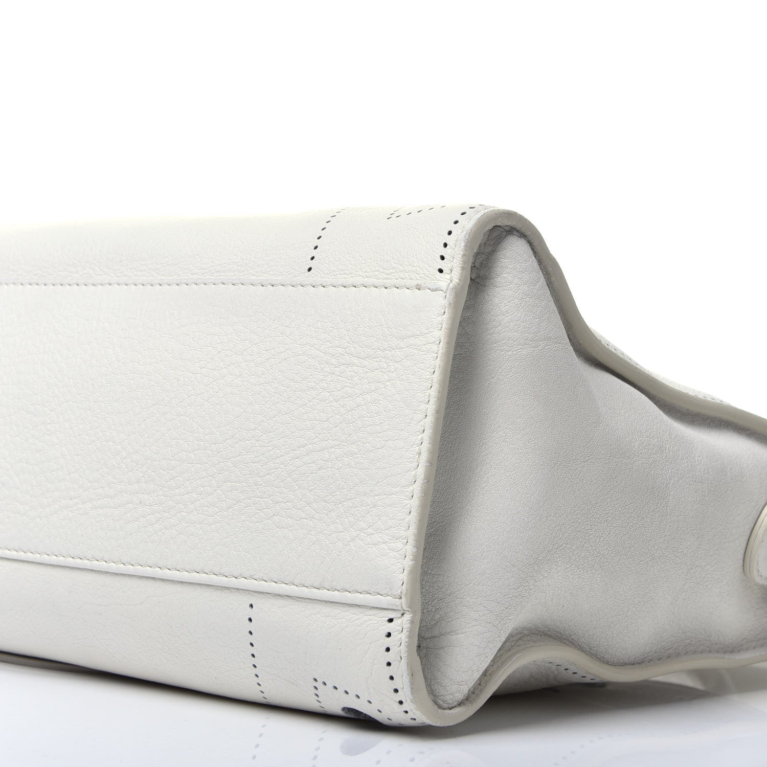 Balenciaga Veau Soyeux Perforated Blackout Hardware S City White 10 of 10