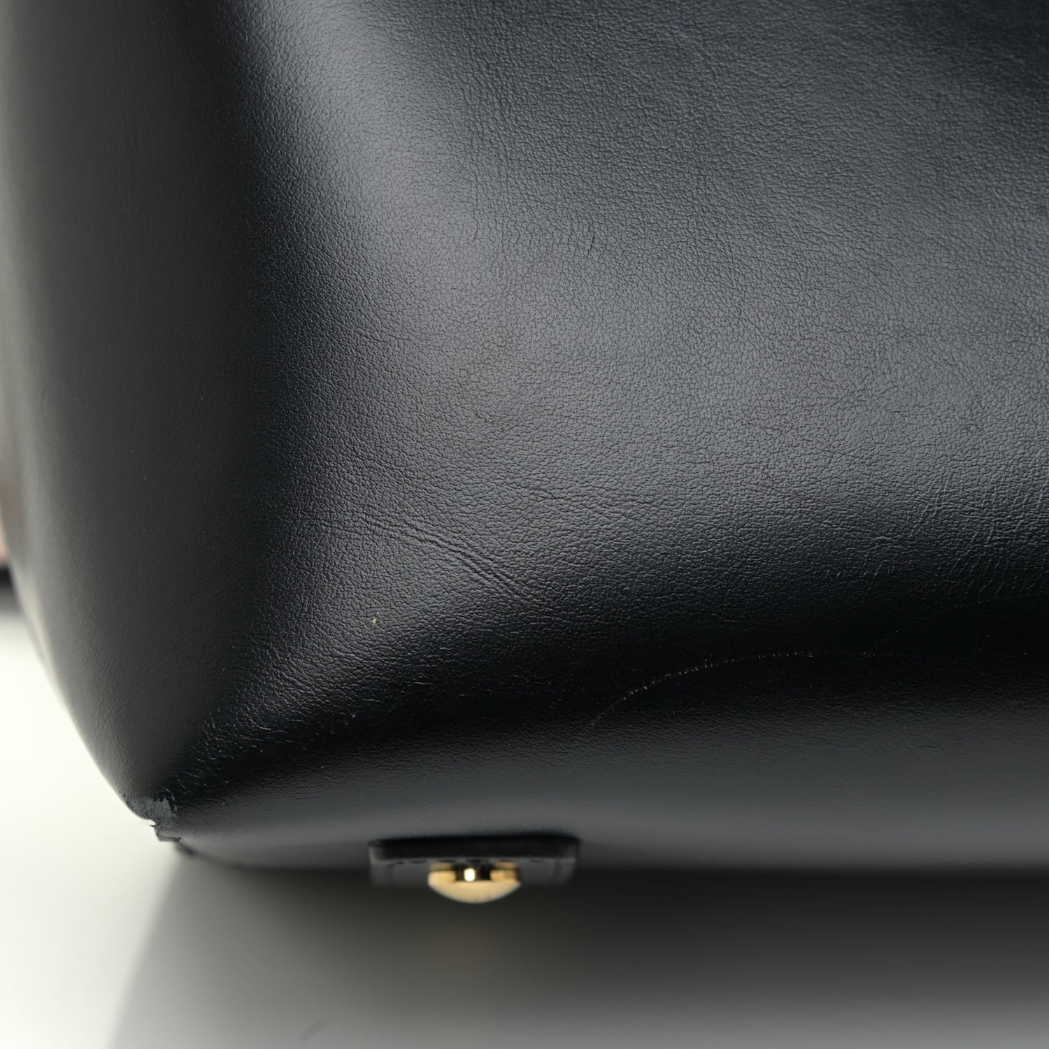 Burberry Soft Grain Calfskin Small Belt Bag Black Tan 19 of 22