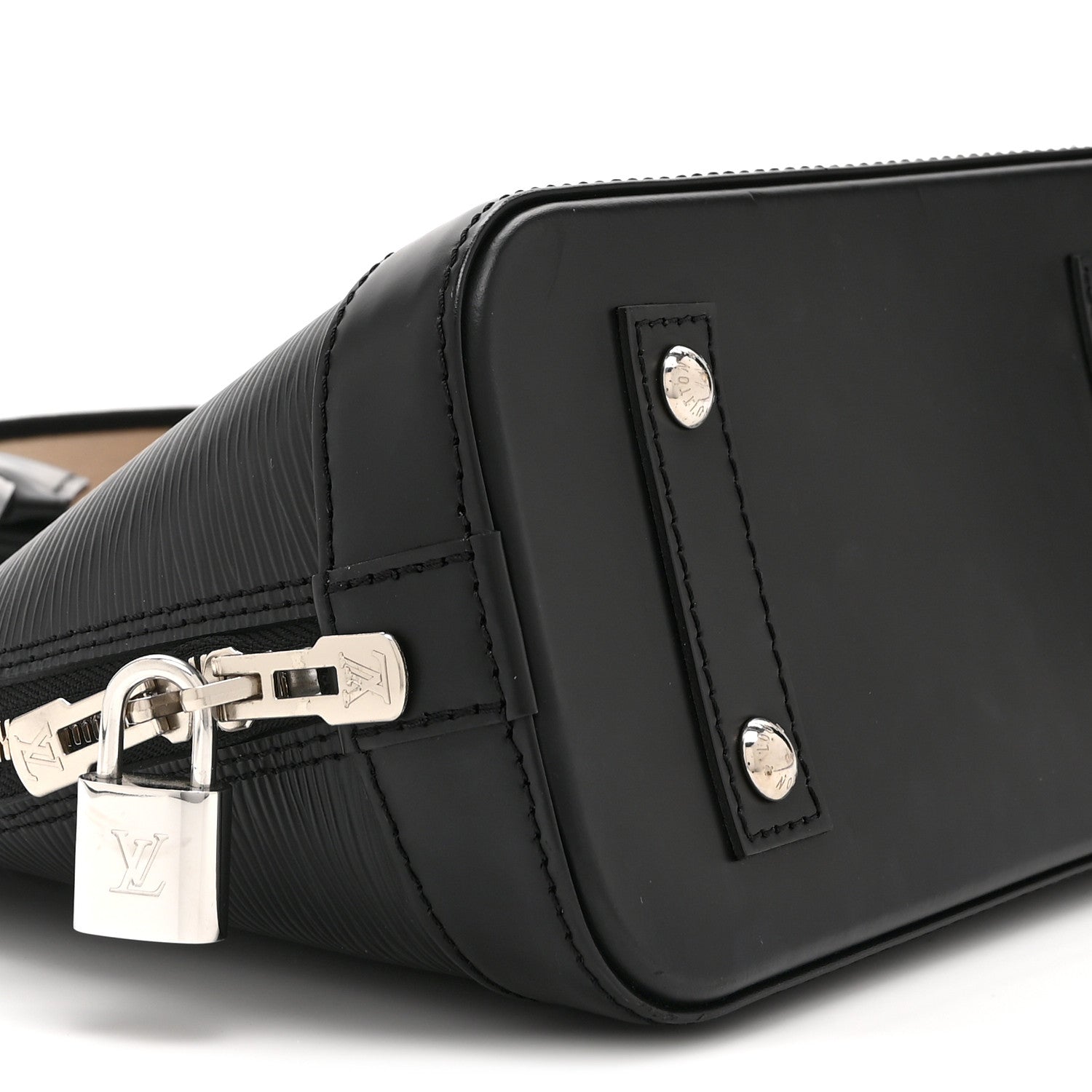Louis Vuitton Epi Jacquard Alma BB Black 8 of 9