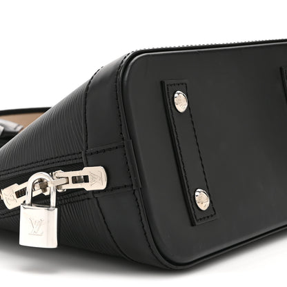 Louis Vuitton Epi Jacquard Alma BB Black 8 of 9