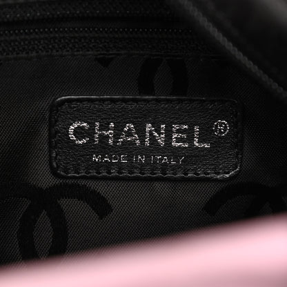 Chanel Calfskin Quilted Medium Cambon Tote Pink Black 6 of 17