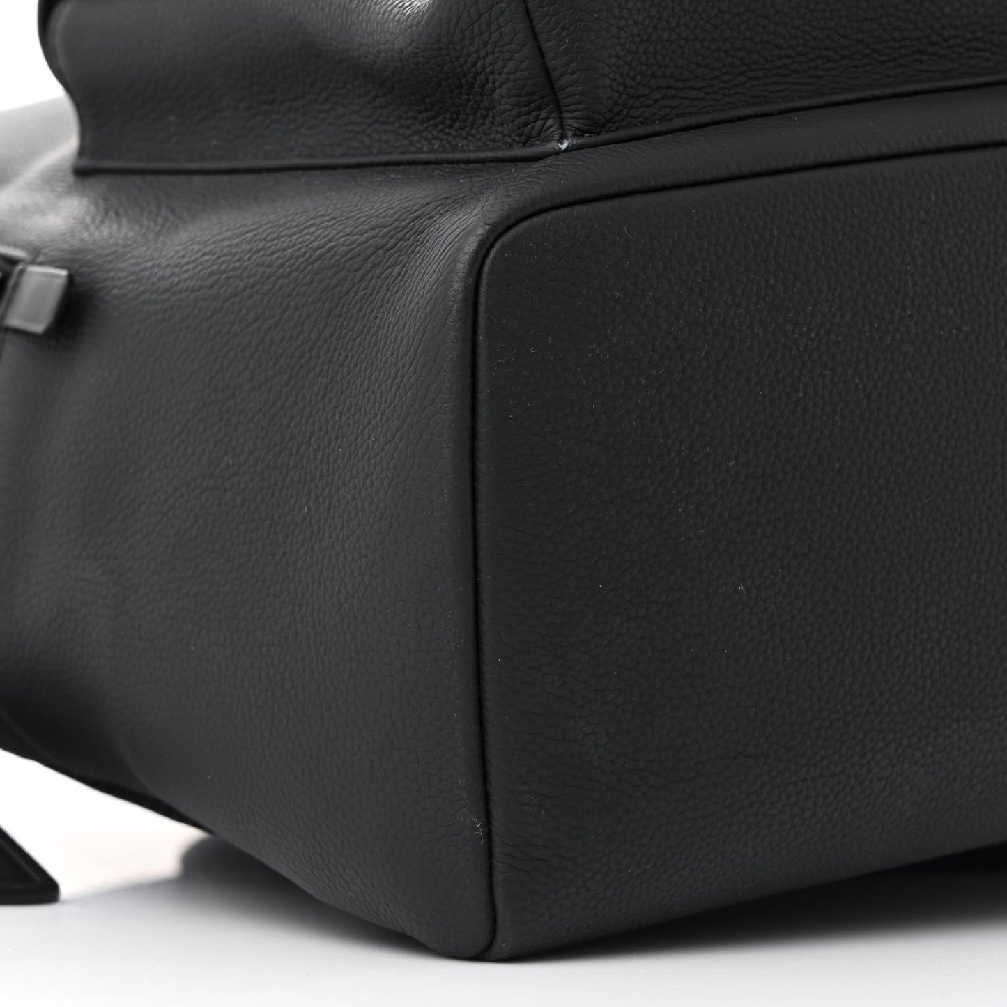 Grained Calfskin Aerogram Takeoff Backpack Black