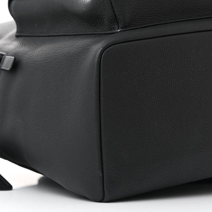 Louis Vuitton Grained Calfskin Aerogram Takeoff Backpack Black 8 of 9