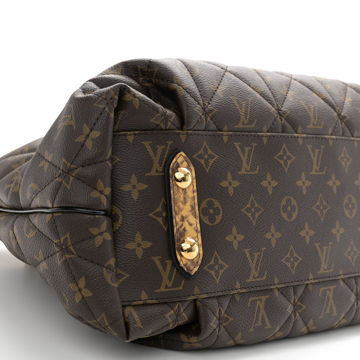Monogram Python Ostrich Etoile Exotique GM Miel