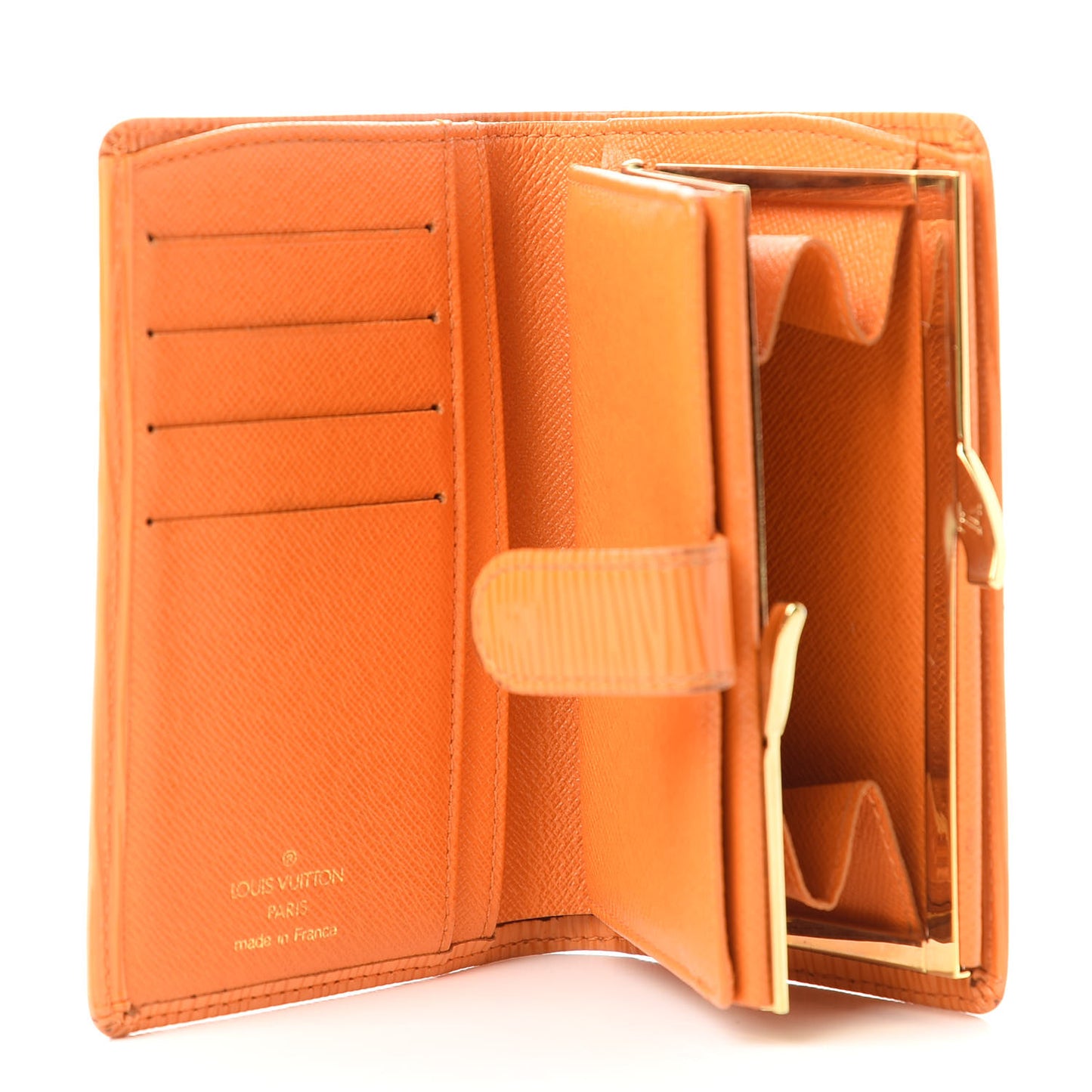 Epi French Purse Wallet Mandarin