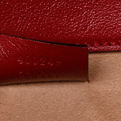 Gucci Tweed GG Monogram Small Dionysus Shoulder Bag Black White Romantic Cherry 7 of 10