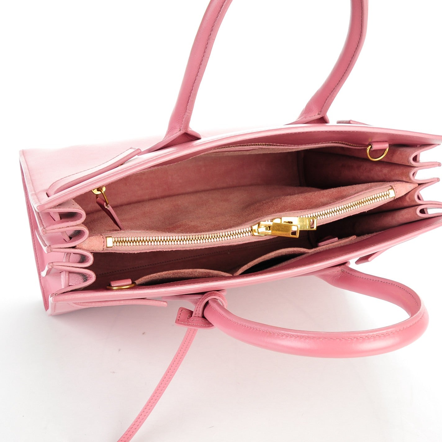 Calfskin Small Sac De Jour Dark Rose