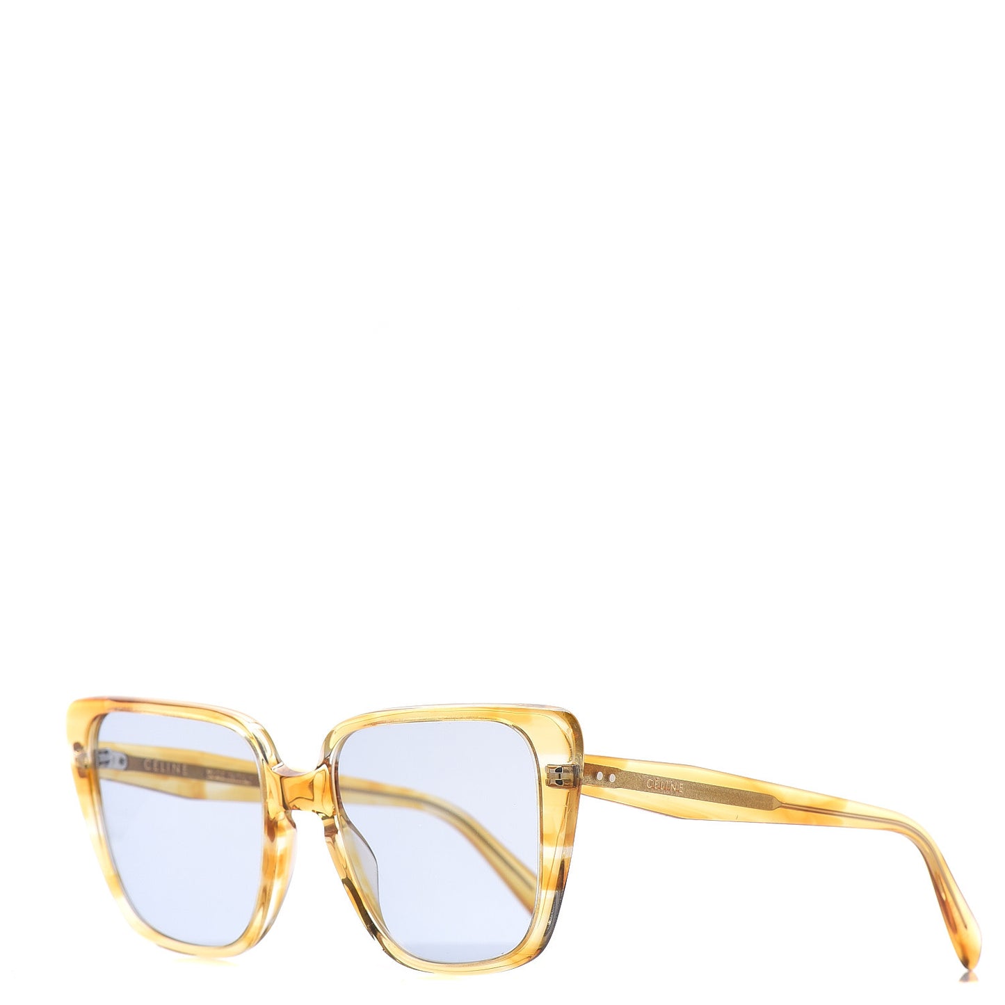 Acetate Cat Eye Sunglasses CL400471 Yellow Blue