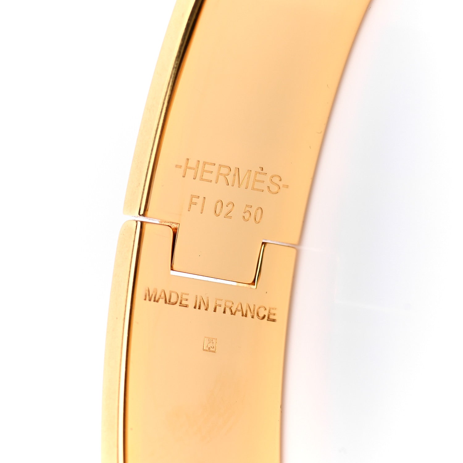 Hermes Enamel Narrow Clic Clac H Bracelet PM Marron Glace 4 of 5
