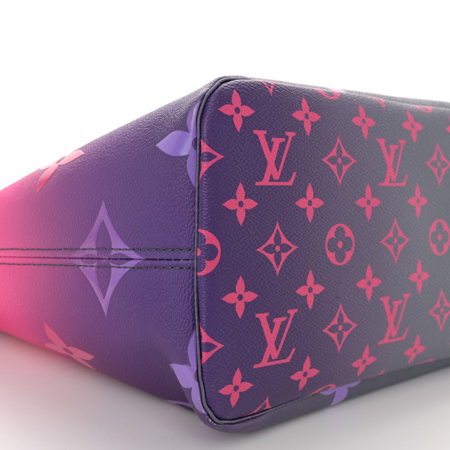Monogram Giant Spring In The City Neverfull MM Midnight Fuchsia