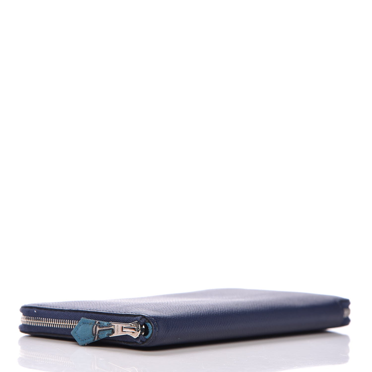 Hermes Epsom Silk'In Wallet Bleu Saphir 4 of 8