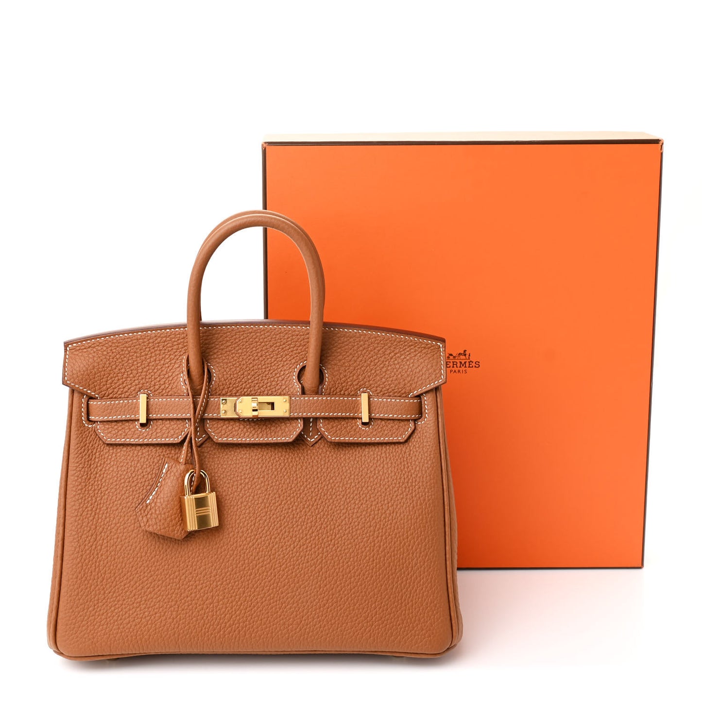 Togo Birkin 25 Gold
